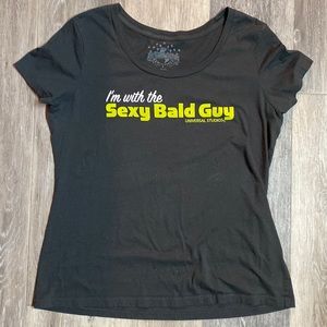 Universal Studios I’m With The Sexy Bald Guy Shirt